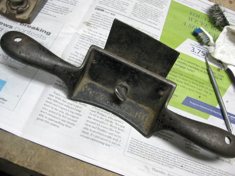 Destoration Of A Stanley 80 Cabinet Scraper Hand Tool Journey A