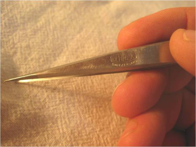P10-Swiss Tweezers for a buck at estate sale