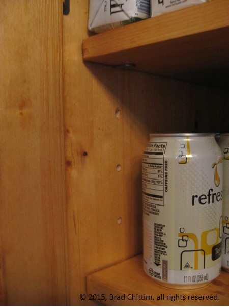 P15-Corner Pantry-Adjustable shelf holes